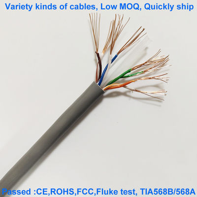 Oksijensiz 24AWG UTP CAT6E Ağ Kablosu HDPE Lan Ethernet Kablosu