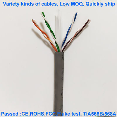 Oksijensiz 24AWG UTP CAT6E Ağ Kablosu HDPE Lan Ethernet Kablosu